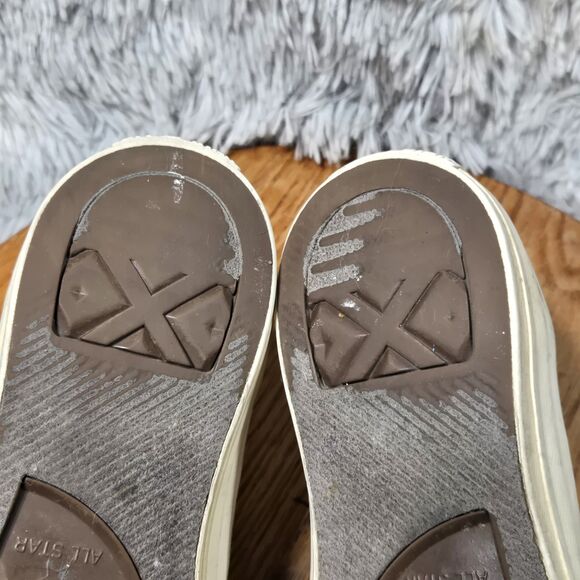 Converse Chuck Taylor All Star Women Size 9 Retro Y2K Style High Top White Shoes - Picture 10 of 13